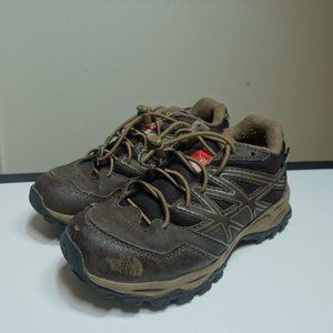 North Face Hedgehog Hiker Brown Waterproof Trail Shoes (Kids size 1)
